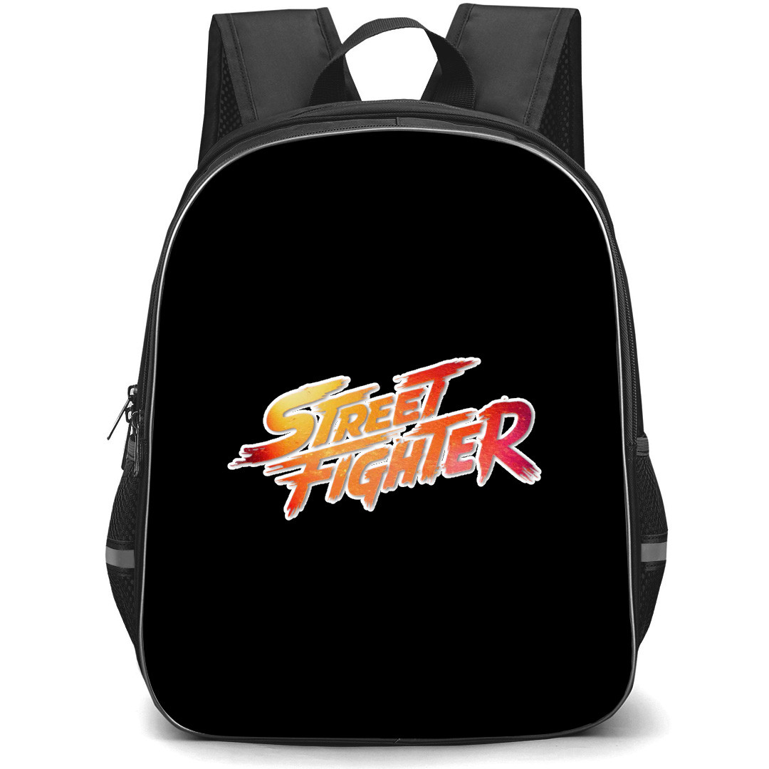 Street Fighter Backpack School Bag StudentPack - Street Fighter Series Logo Sticker