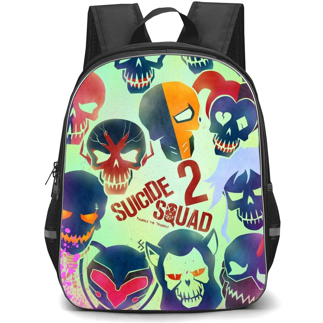 Suicide Squad Backpack StudentPack - Suicide Squad 2 Character Avatar Poster