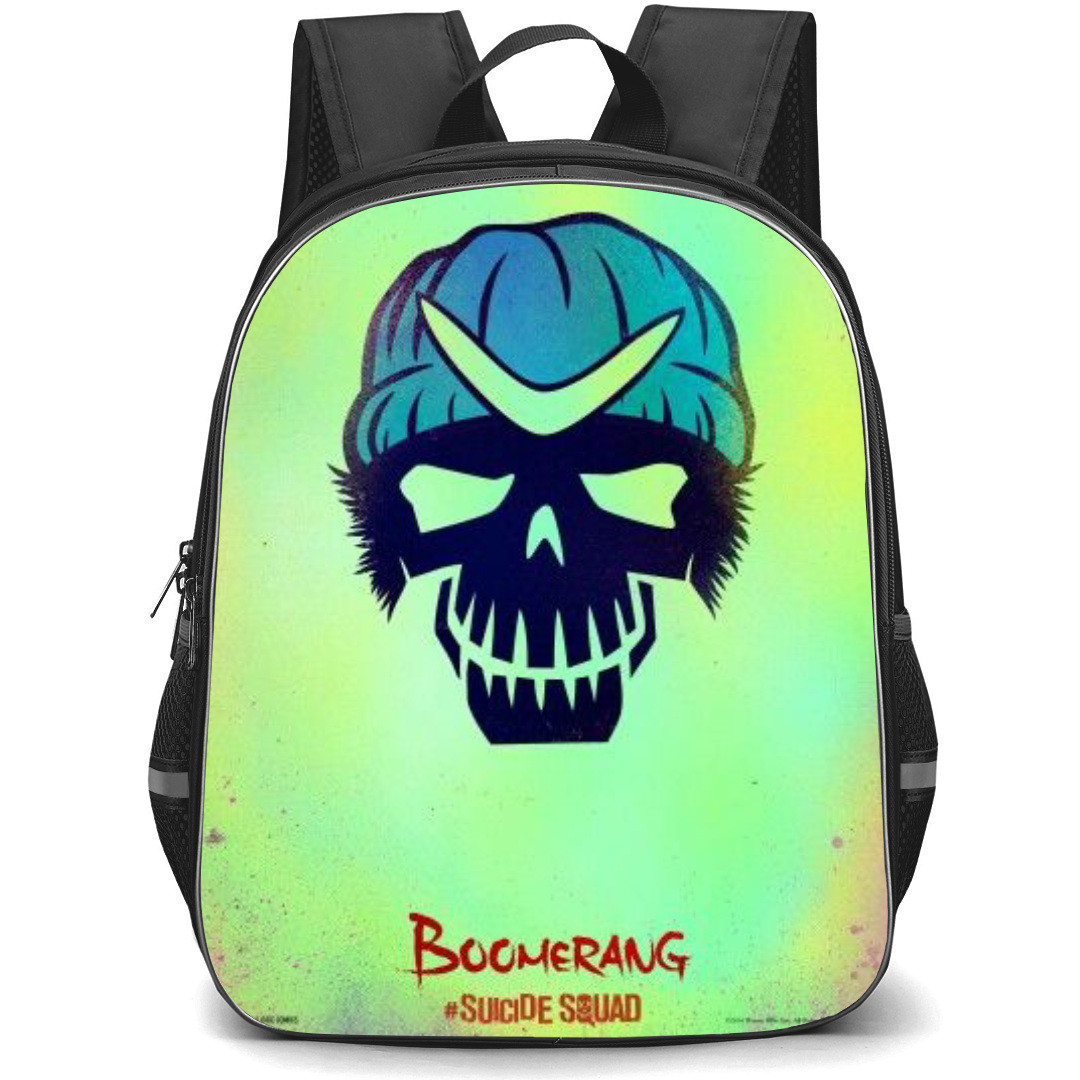 Suicide Squad Backpack StudentPack - Suicide Squad Boomerang Skull Avatar Poster