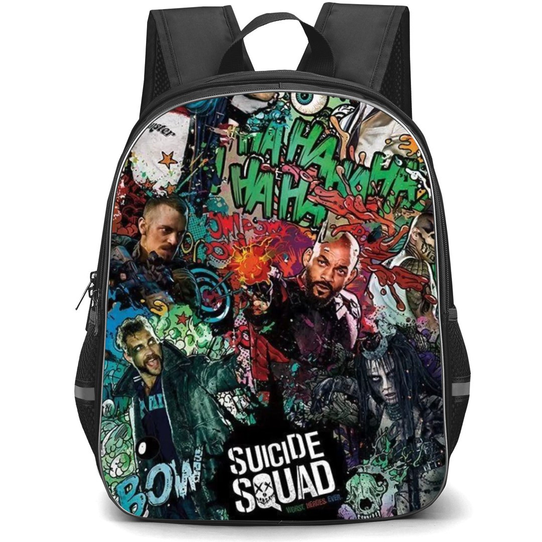 Suicide Squad Backpack StudentPack - Suicide Squad Colorful Poster