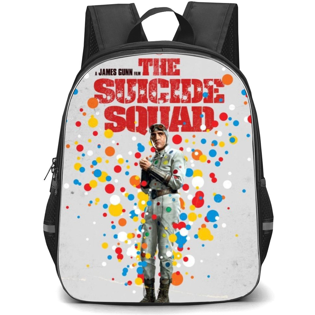Suicide Squad Backpack StudentPack - Suicide Squad David Standing On Polka Dot Background