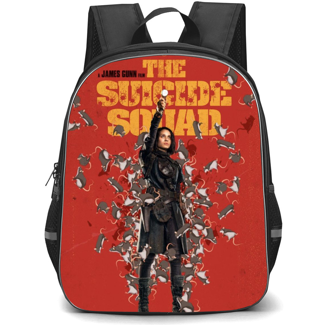 Suicide Squad Backpack StudentPack - Suicide Squad Ratcatcher Poster Red Background