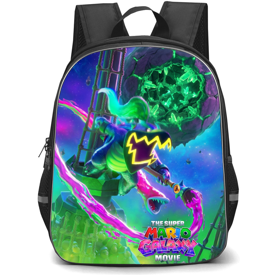 The Super Mario Galaxy Bowser Jr Backpack School Bag StudentPack - Bowser Jr Dinosaur Series Poster