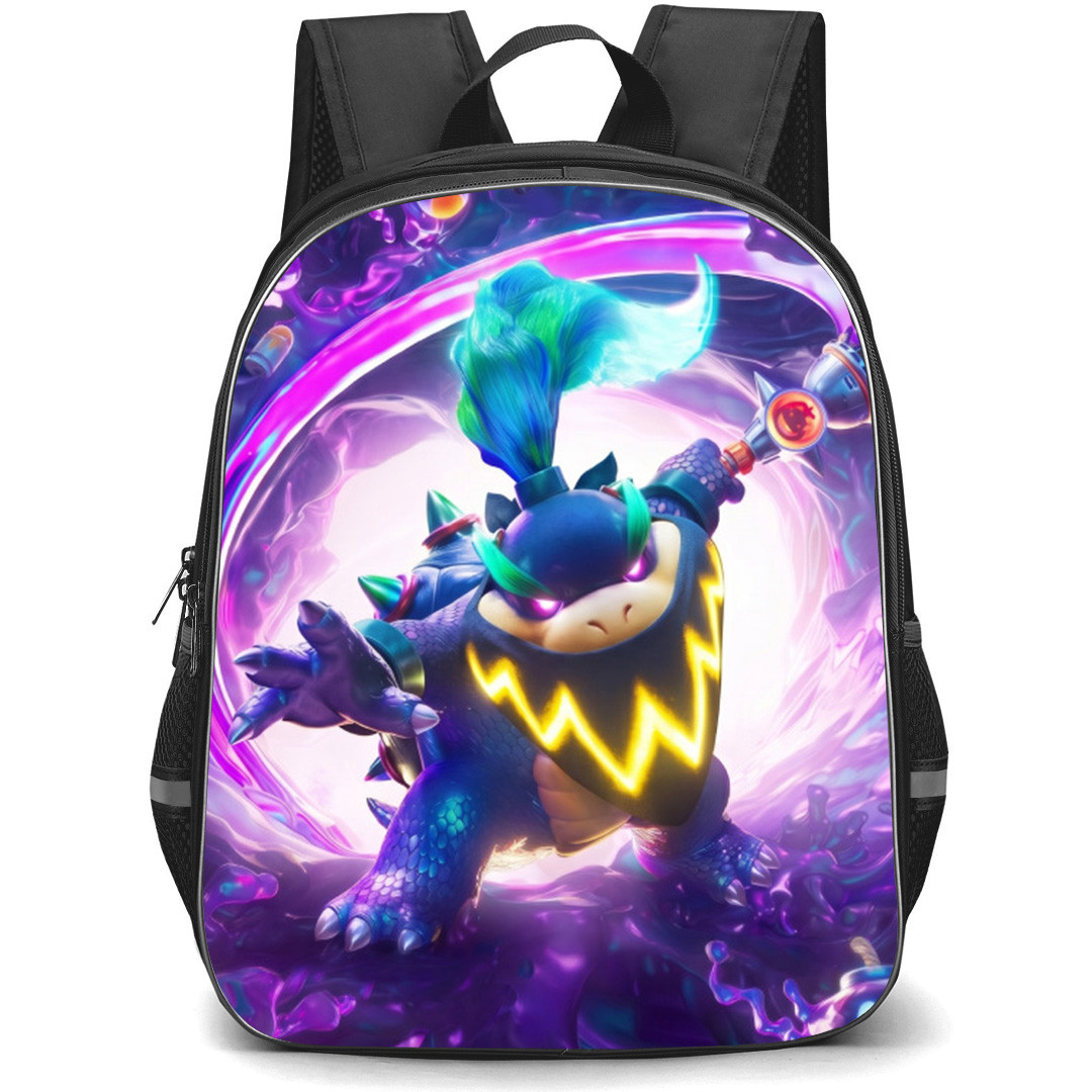 The Super Mario Galaxy Bowser Jr Backpack School Bag StudentPack - Bowser Jr Fierce Attack Portrait