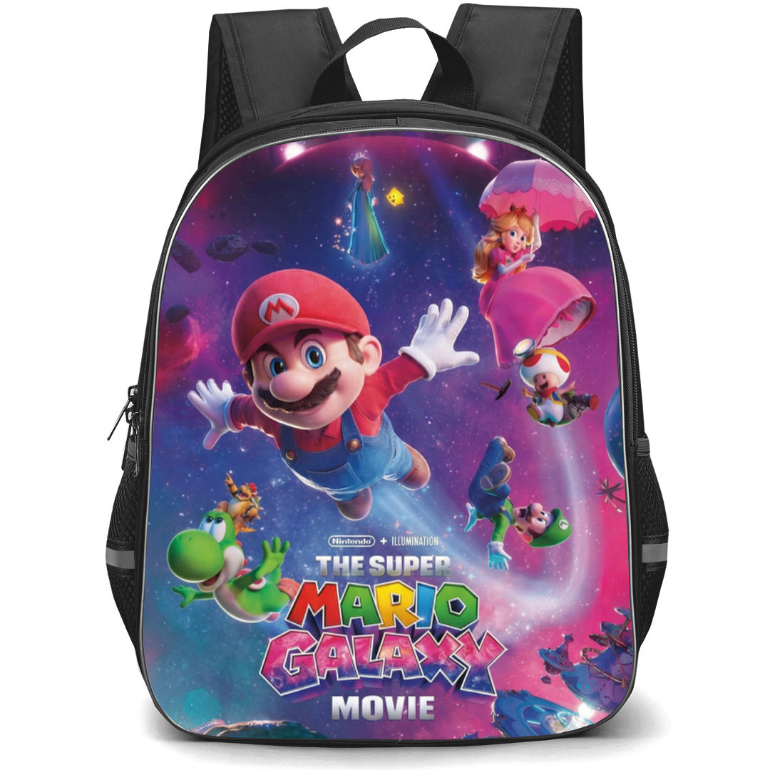 The Super Mario Galaxy Backpack School Bag StudentPack - The Super Mario Galaxy Falling Smile Poster