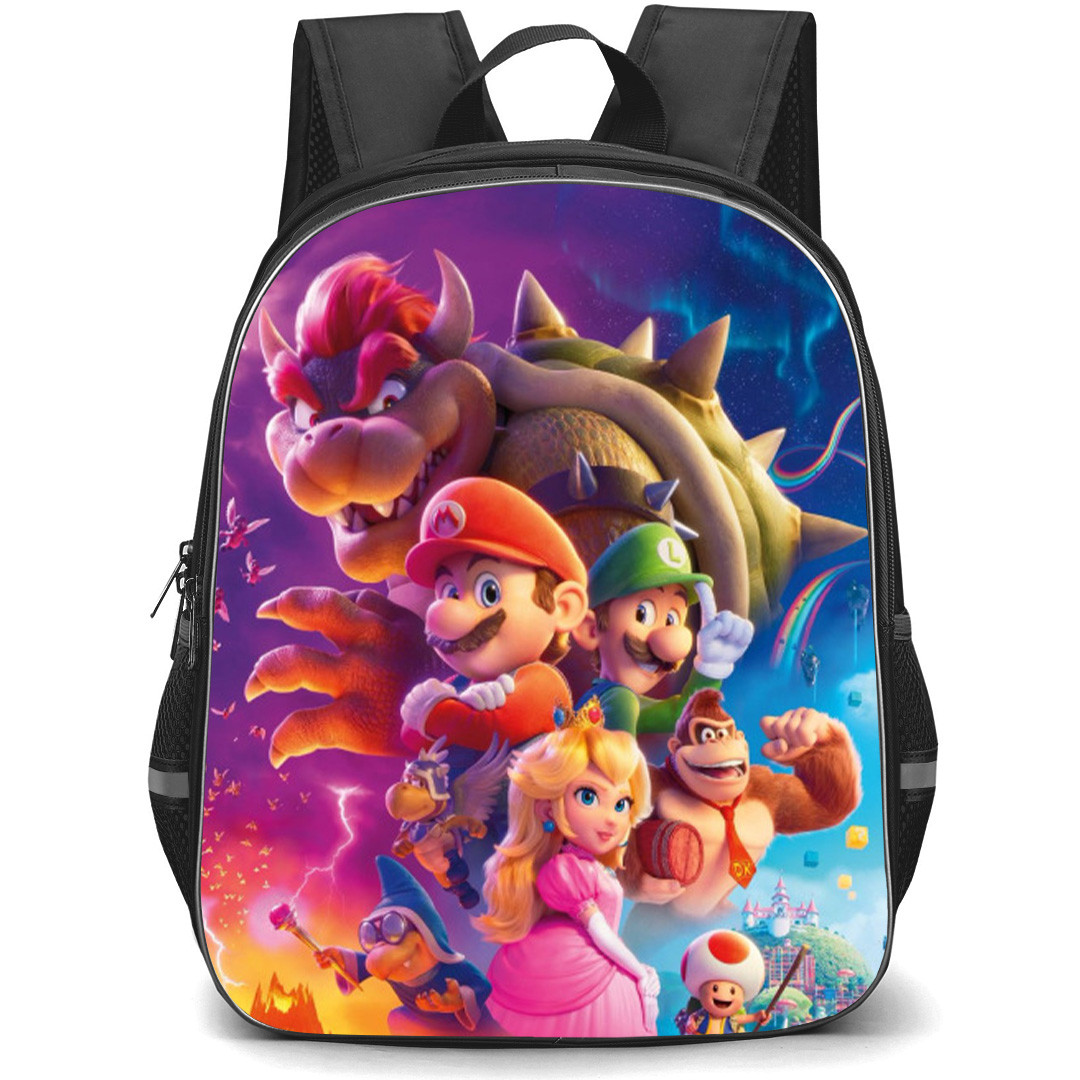 The Super Mario Galaxy Backpack School Bag StudentPack - The Super Mario Galaxy Split Storm Poster