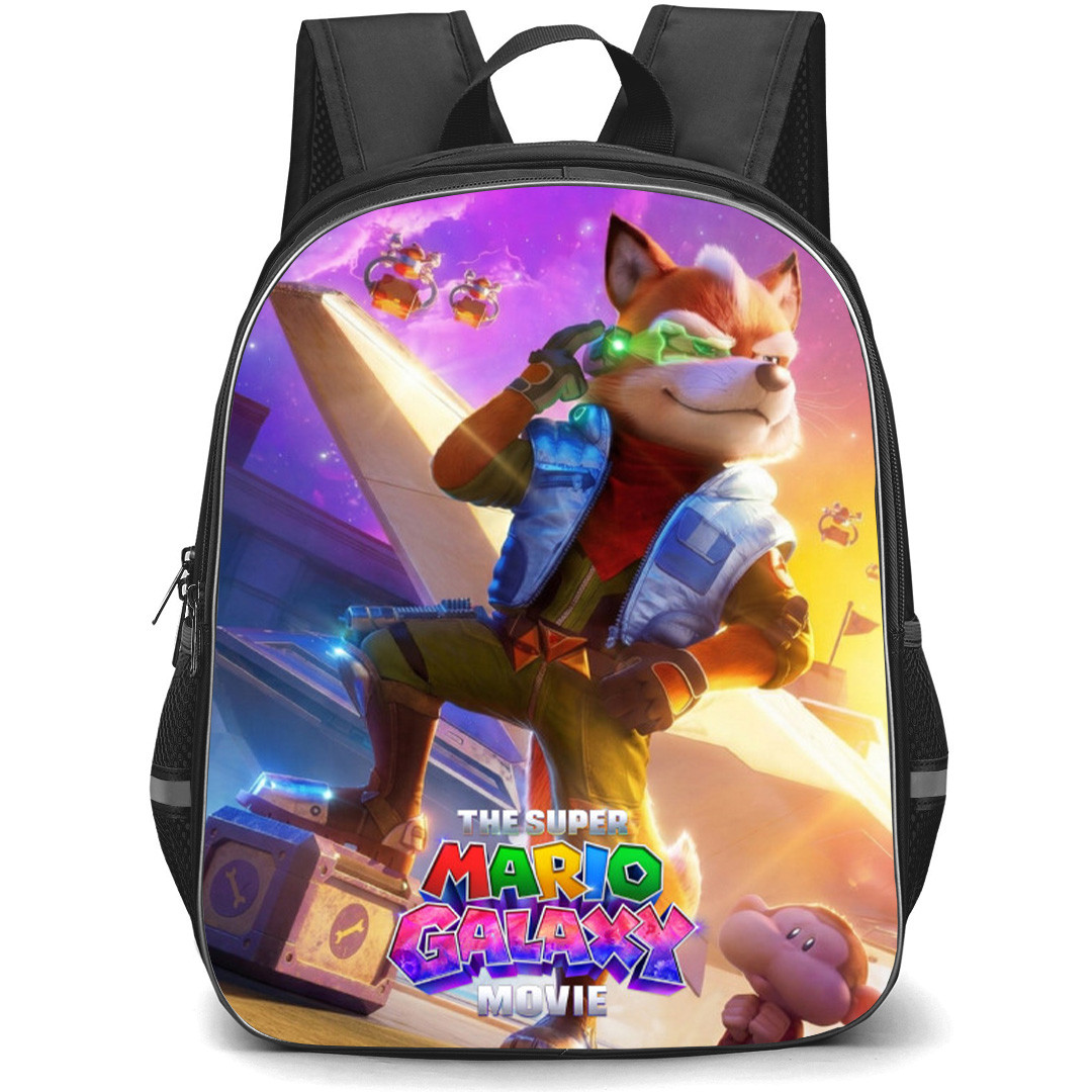 The Super Mario Galaxy Fox Backpack School Bag StudentPack - Fox Fierce Standing Portrait Poster