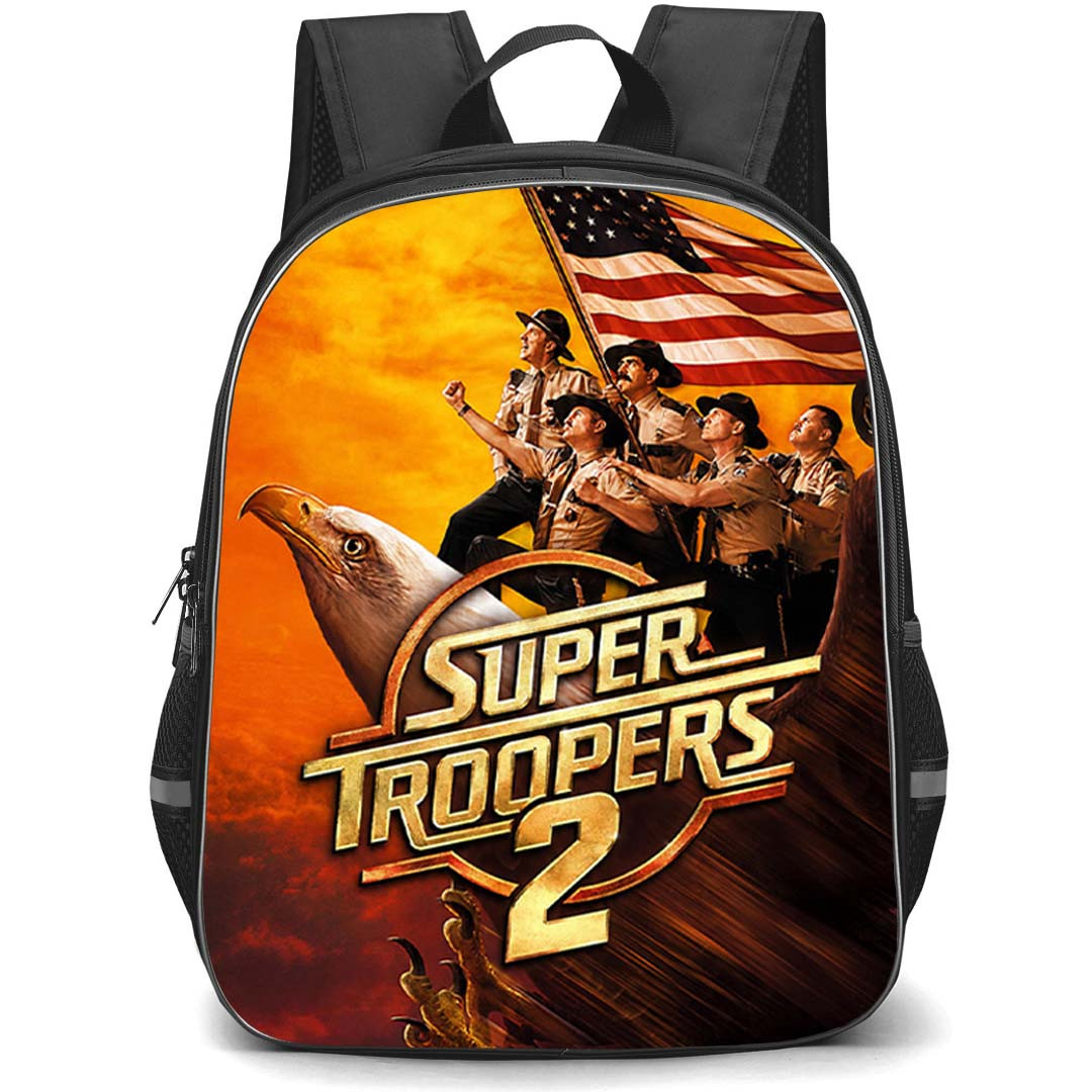 Super Troopers 2 Backpack School Bag StudentPack - Super Troopers 2 2018 Comedy Film Poster