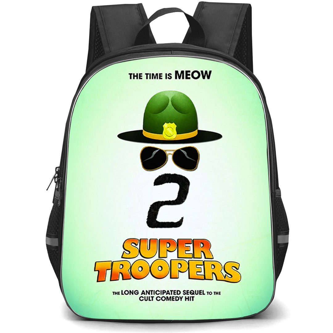 Super Troopers 2 Backpack School Bag StudentPack - Super Troopers 2 Minimal Art Poster