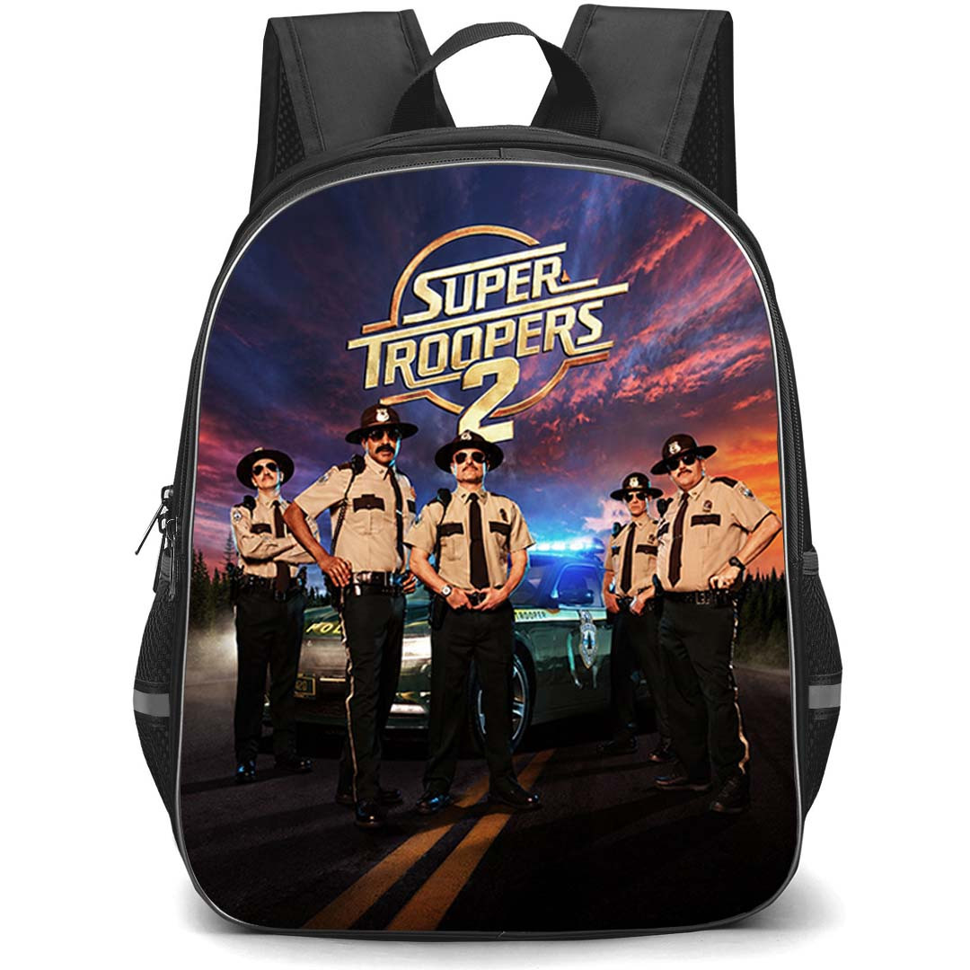 Super Troopers 2 Backpack School Bag StudentPack - Super Troopers 2 State Trooper Squad Poster