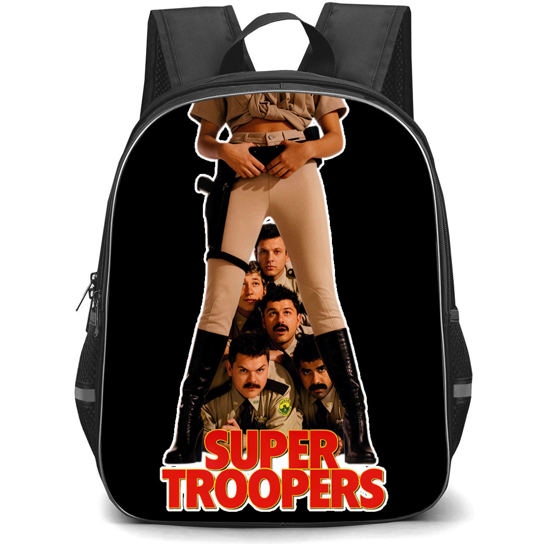 Super Troopers Backpack School Bag StudentPack - Super Troopers Comedy Squad Sticker