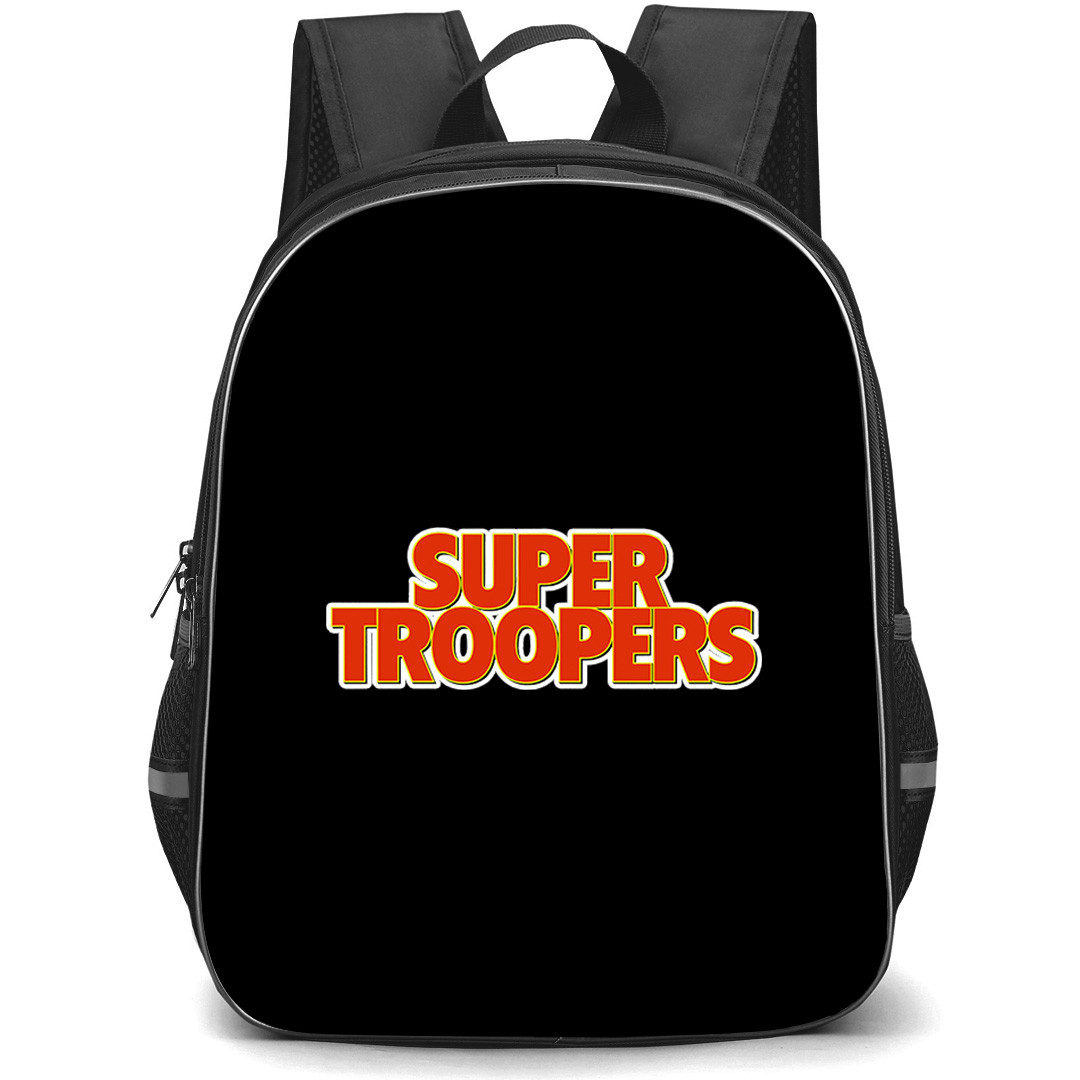 Super Troopers Backpack School Bag StudentPack - Super Troopers Retro Logo Sticker