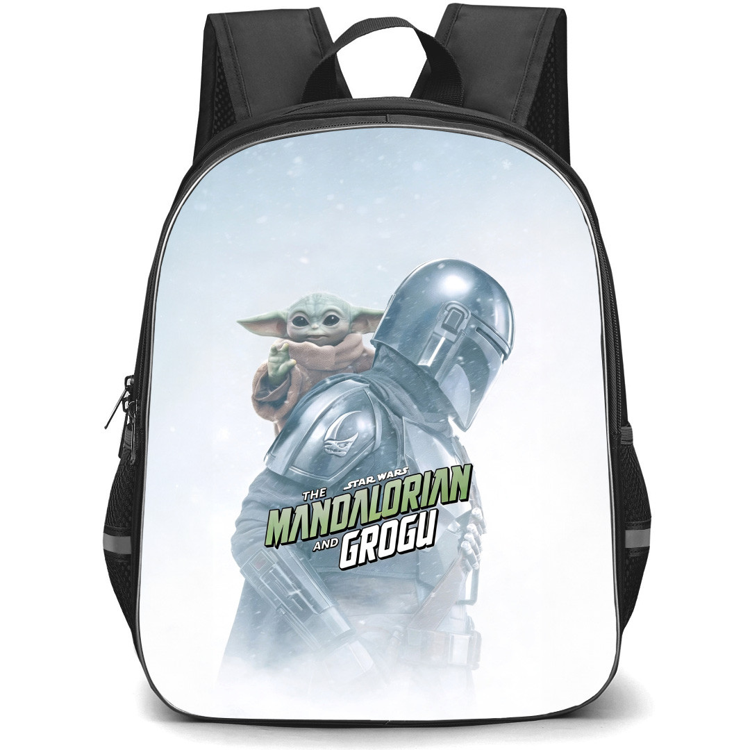 Star Wars The Mandalorian And Grogu Backpack School Bag StudentPack - Star Wars The Mandalorian And Grogu Blizzard Series Poster
