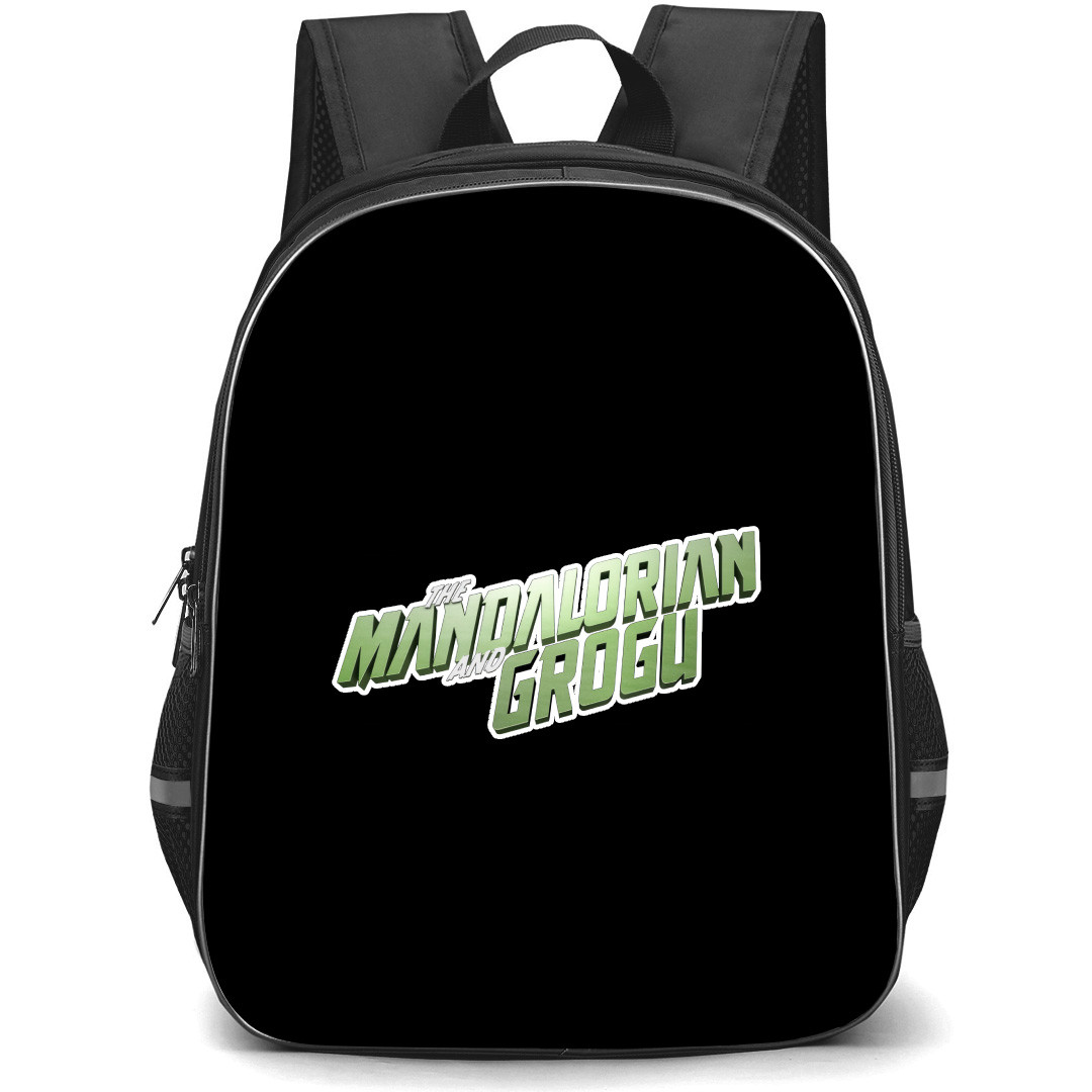 Star Wars The Mandalorian And Grogu Backpack School Bag StudentPack - Star Wars The Mandalorian And Grogu Series Poster Sticker