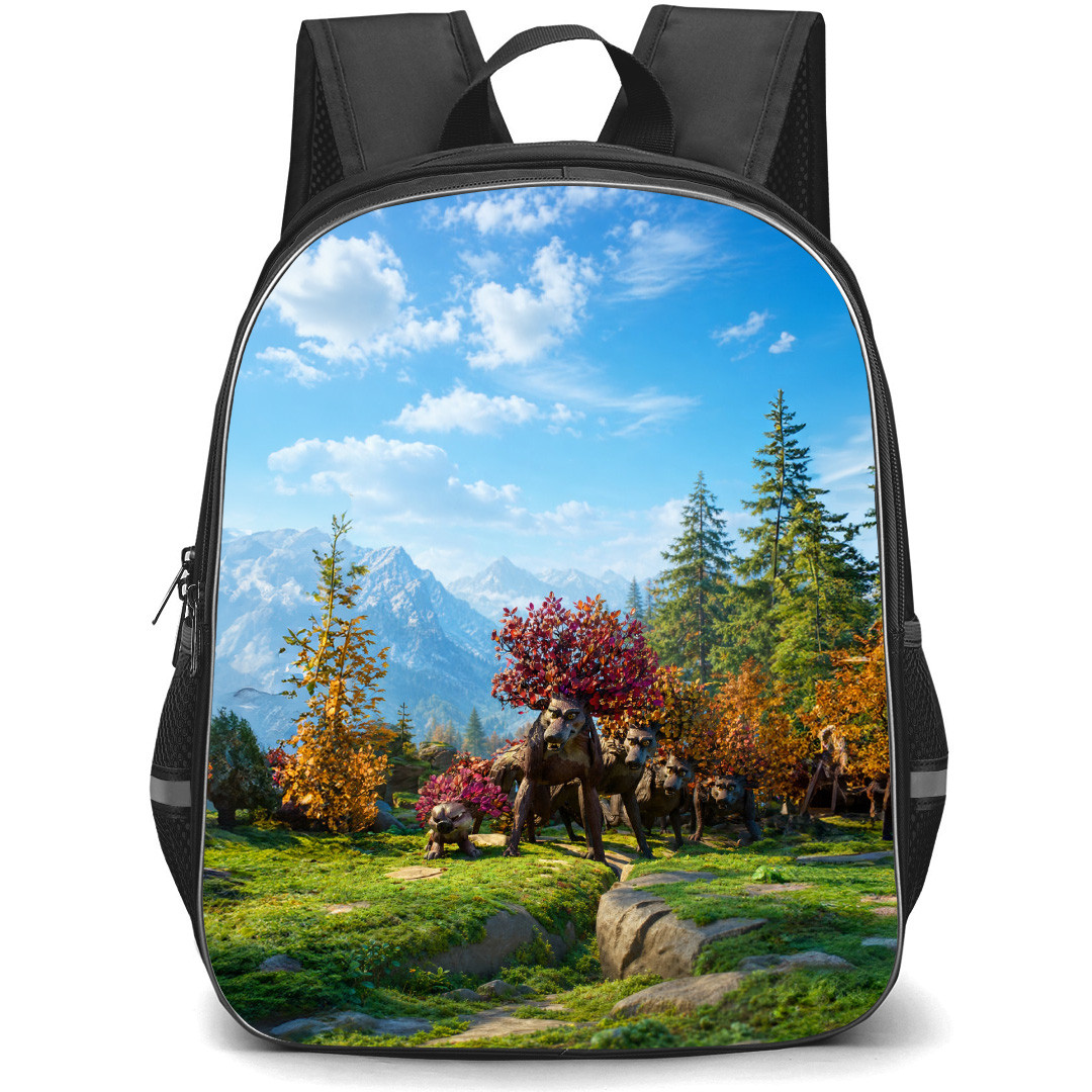 Swapped Backpack School Bag StudentPack - Swapped Wolf Pack Fierce Poster