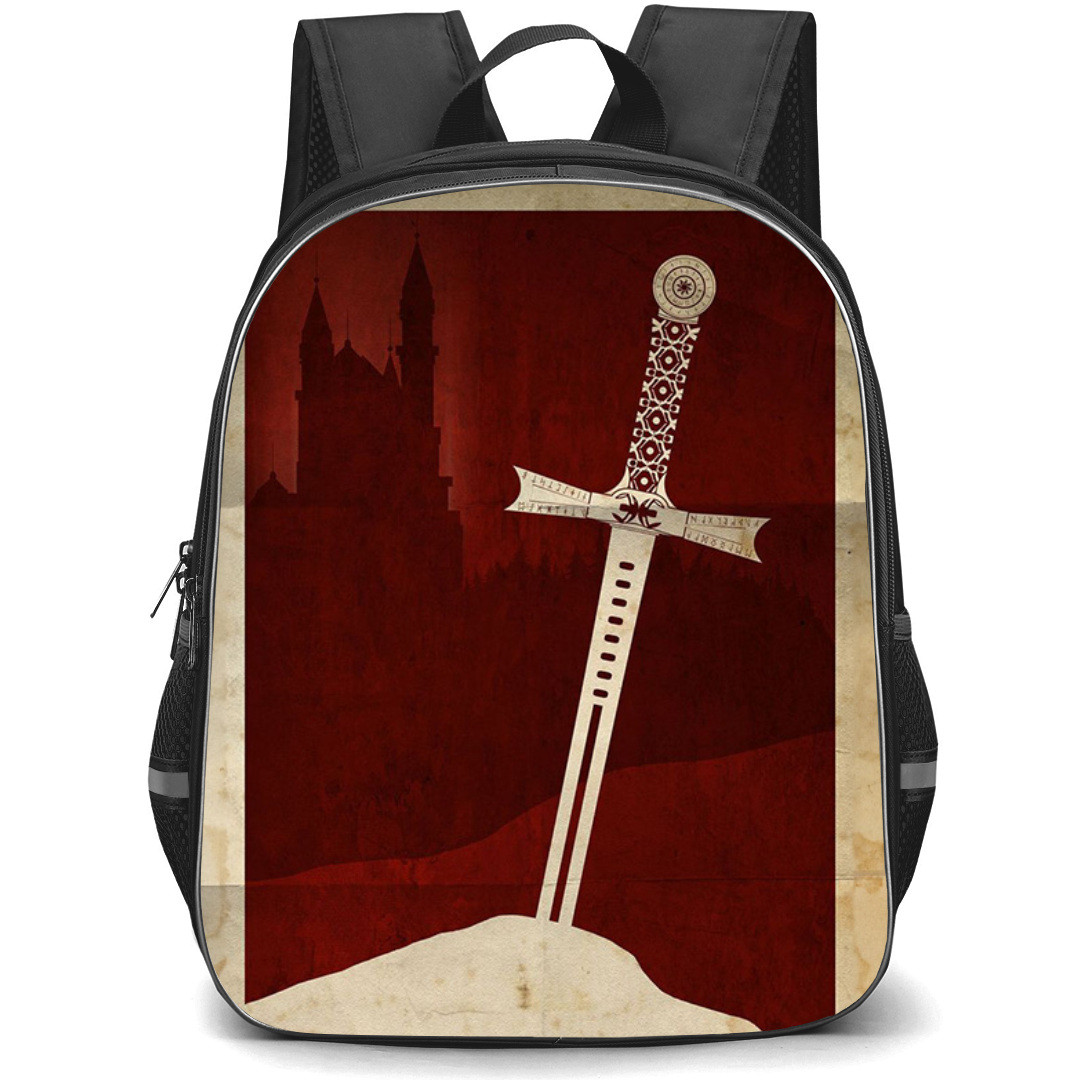 The Sword In The Stone Backpack StudentPack - The Sword In The Stone Minimalist Poster