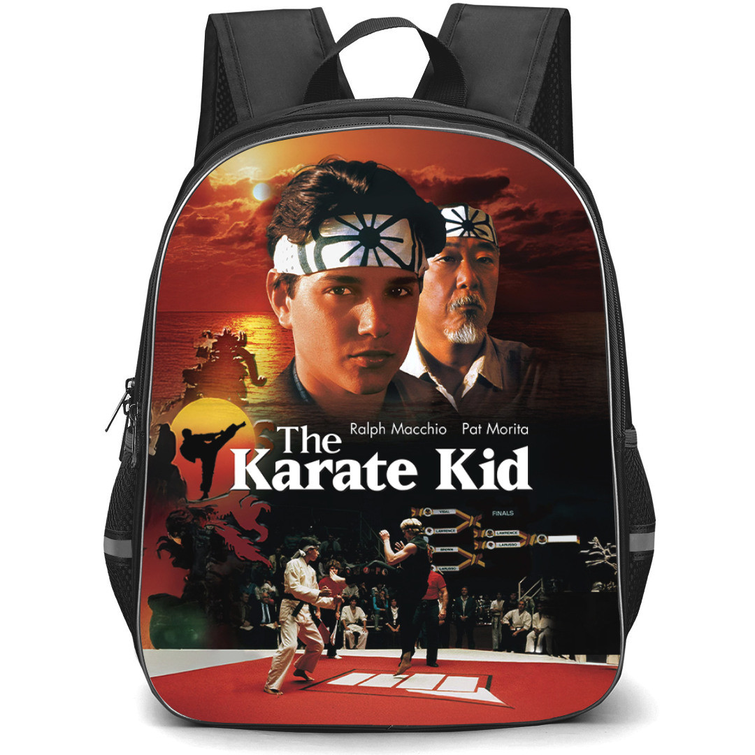 The Karate Kid Backpack StudentPack - The Karate Kid Movie Poster Sunset Sea Background