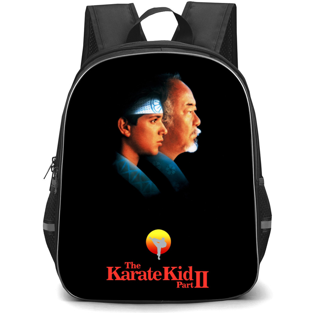 The Karate Kid Backpack StudentPack - The Karate Kid 2 Movie Poster Black Background