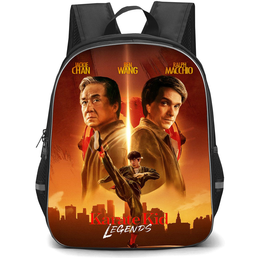 The Karate Kid Backpack StudentPack - The Karate Kid Legends Movie Poster NYC Silhouette