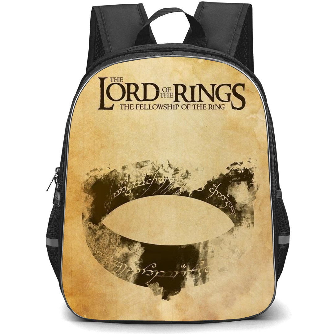 The Lord Of The Rings Backpack StudentPack - The Lord Of The Rings The Fellowship Of The Ring Retro Poster