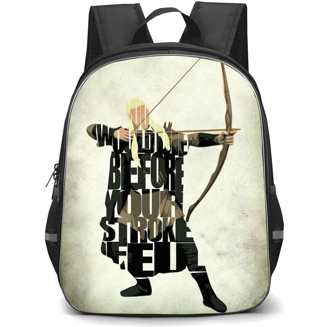 The Lord Of The Rings Backpack StudentPack - The Lord Of The Rings Typographic Illustration Art