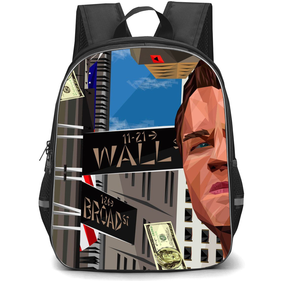 The Wolf of Wall Street Backpack StudentPack - The Wolf of Wall Street Low Ploy Digital Illustration Art
