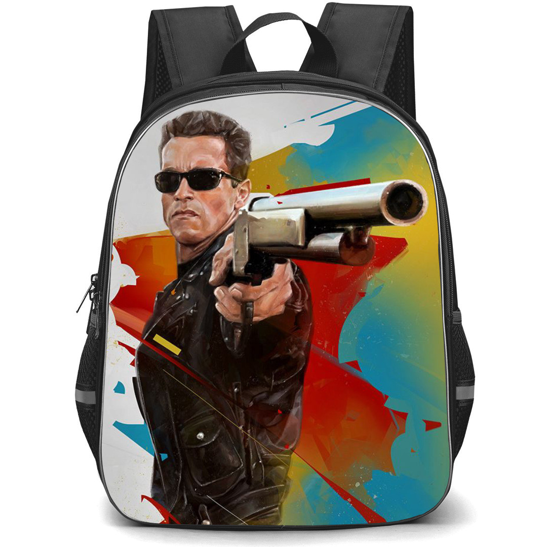 The Terminator Backpack StudentPack - The Terminator Movie Arnold Digital Illustration Art