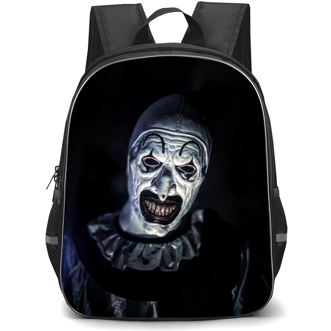 Terrifier Backpack StudentPack - Art The Clown Portrait Black Background