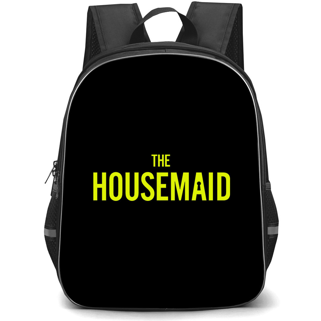 The Housemaid Backpack School Bag StudentPack - The Housemaid Green Text Logo Sticker