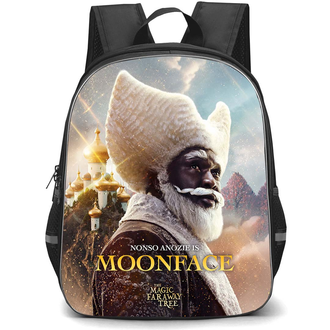 The Magic Faraway Tree Moonface Backpack School Bag StudentPack - Moonface Magical Side Portrait Poster