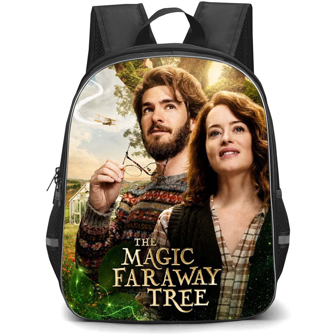 The Magic Faraway Tree Backpack School Bag StudentPack - The Magic Faraway Tree Tim And Polly Fantasy Portrait Poster
