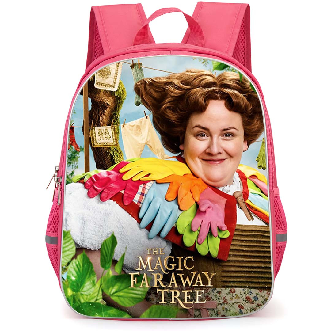 The Magic Faraway Tree Dame Washalot Backpack School Bag StudentPack - Dame Washalot Enchanted Forest Poster