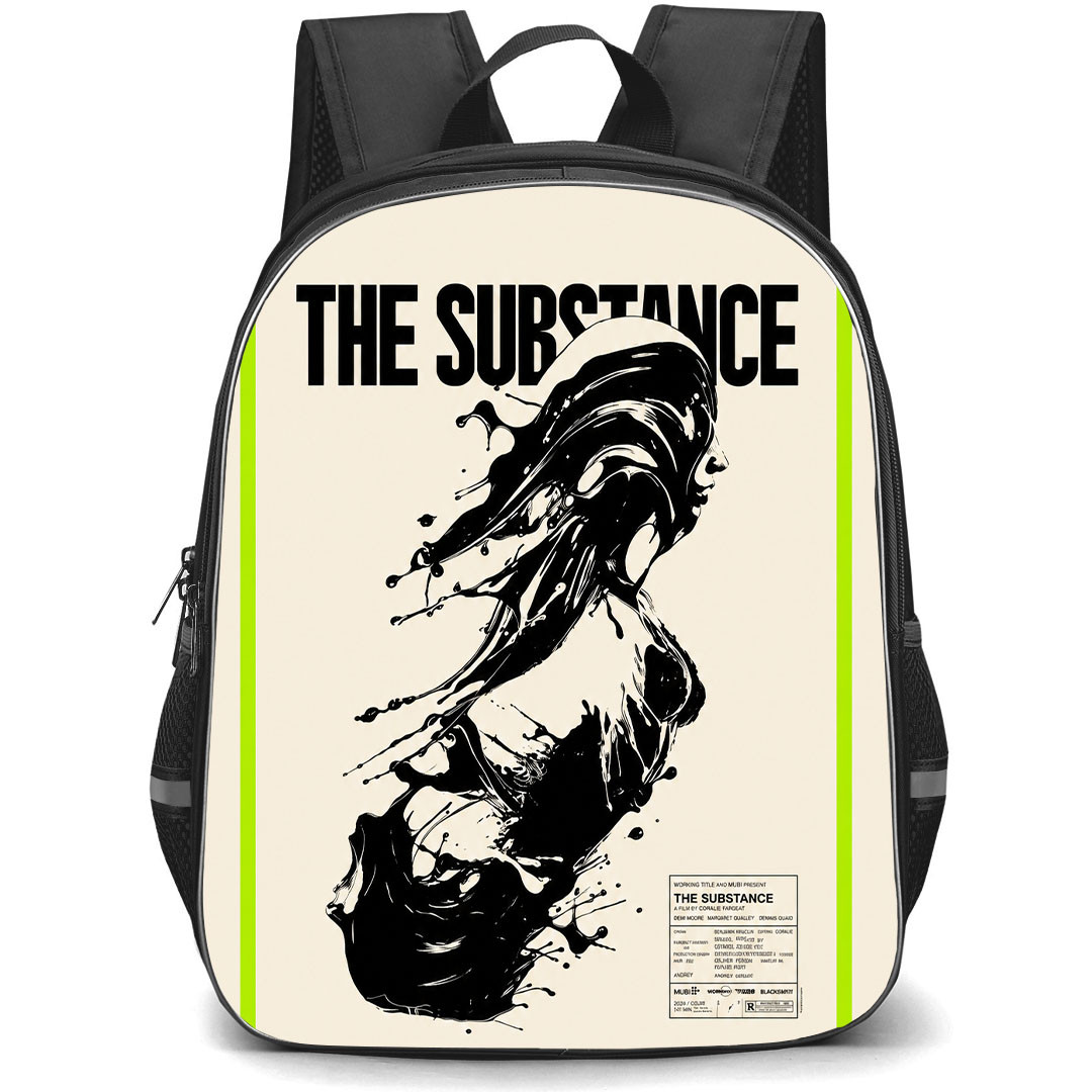 The Substance Backpack School Bag StudentPack - The Substance Black Ink Silhouette Poster