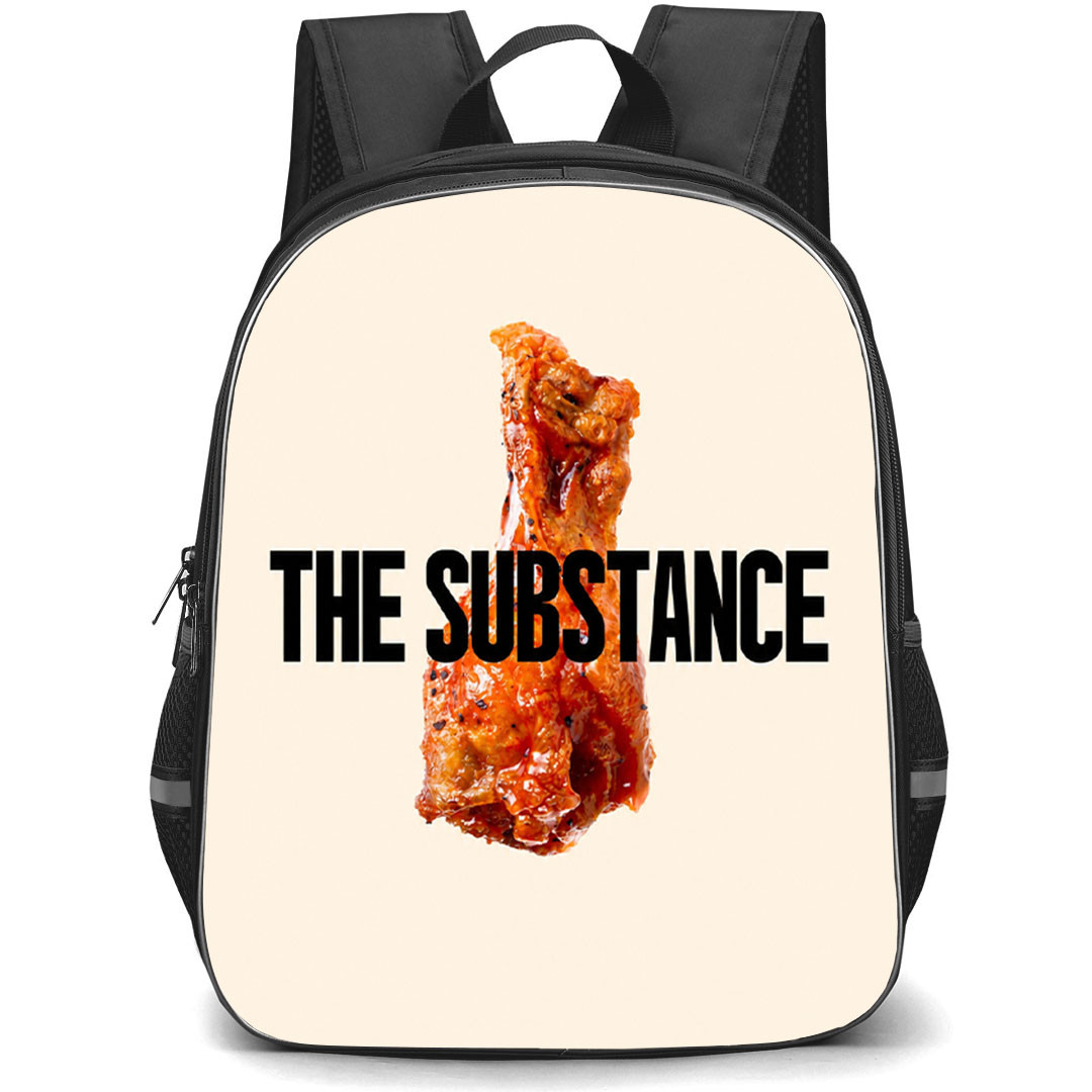 The Substance Backpack School Bag StudentPack - The Substance Monstro Elisasue Horror Poster