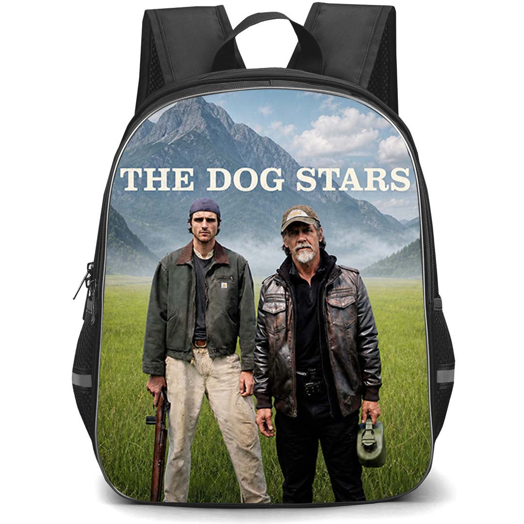 The Dog Stars Backpack School Bag StudentPack - The Dog Stars Hig And Bangley Standing On Mountain Background