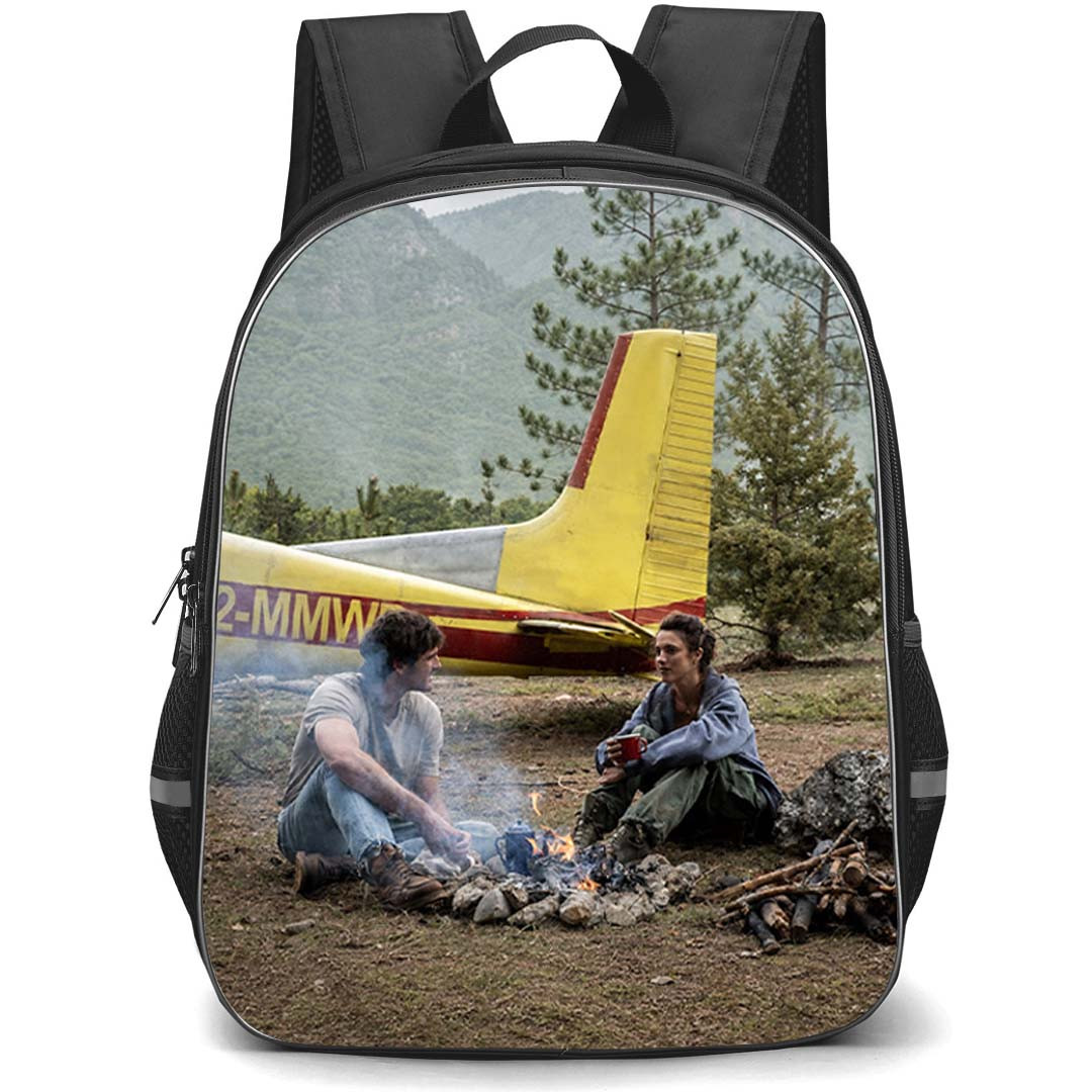 The Dog Stars Backpack School Bag StudentPack - The Dog Stars Hig And Cima Campfire Scene Poster
