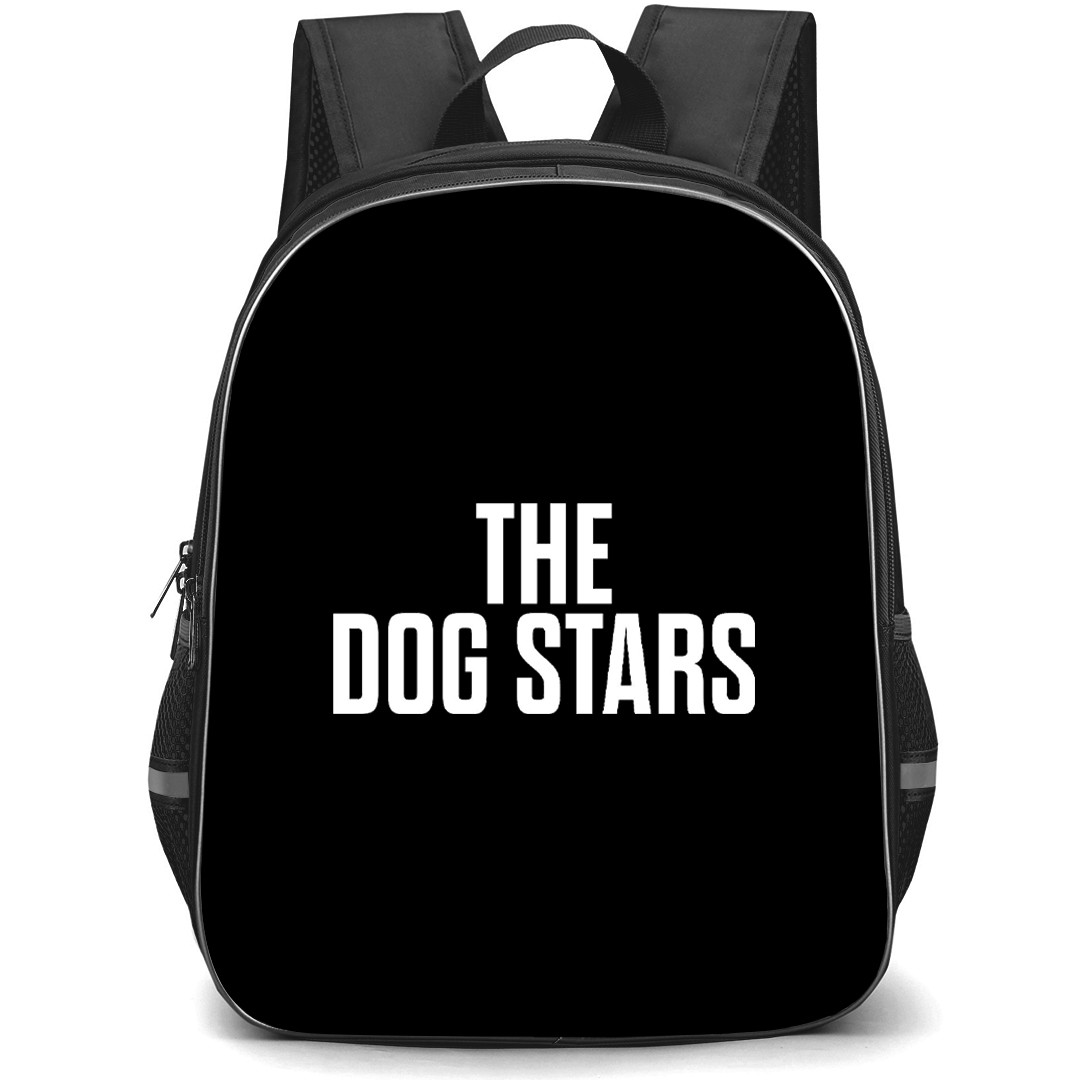 The Dog Stars Backpack School Bag StudentPack - The Dog Stars White Text Logo Sticker