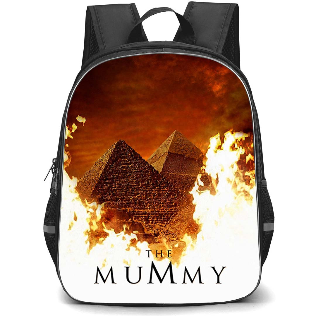 The Mummy 1999 Backpack School Bag StudentPack - The Mummy 1999 Burning Pyramid Minimalist Poster