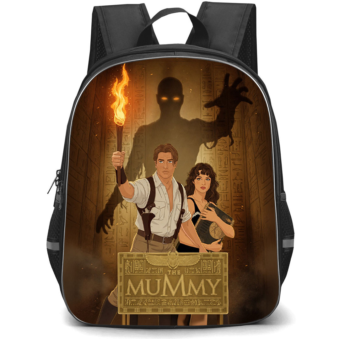 The Mummy 1999 Backpack School Bag StudentPack - The Mummy 1999 Cartoon Adventure Movie Poster