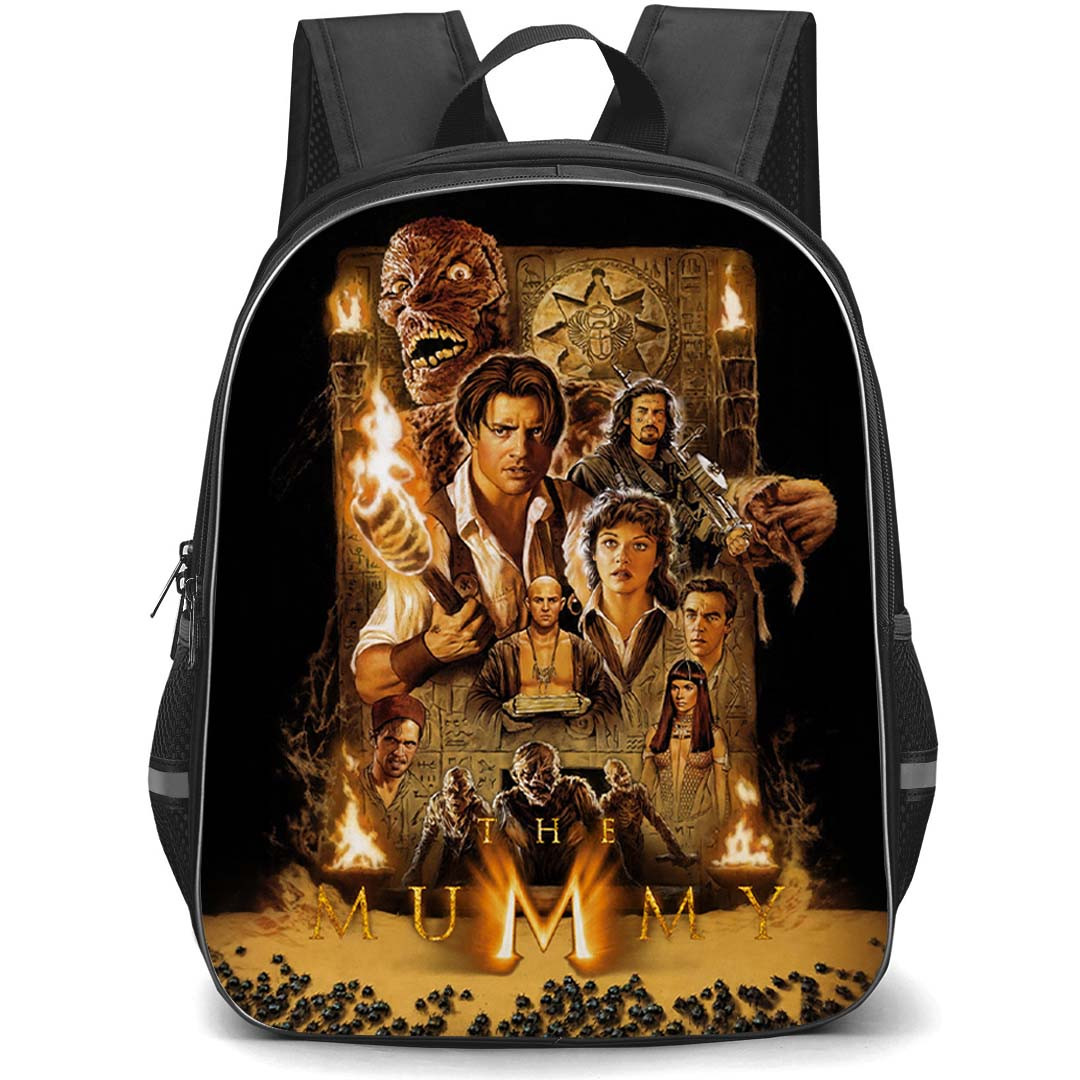 The Mummy 1999 Backpack School Bag StudentPack - The Mummy 1999 Epic Adventure Character Montage Poster