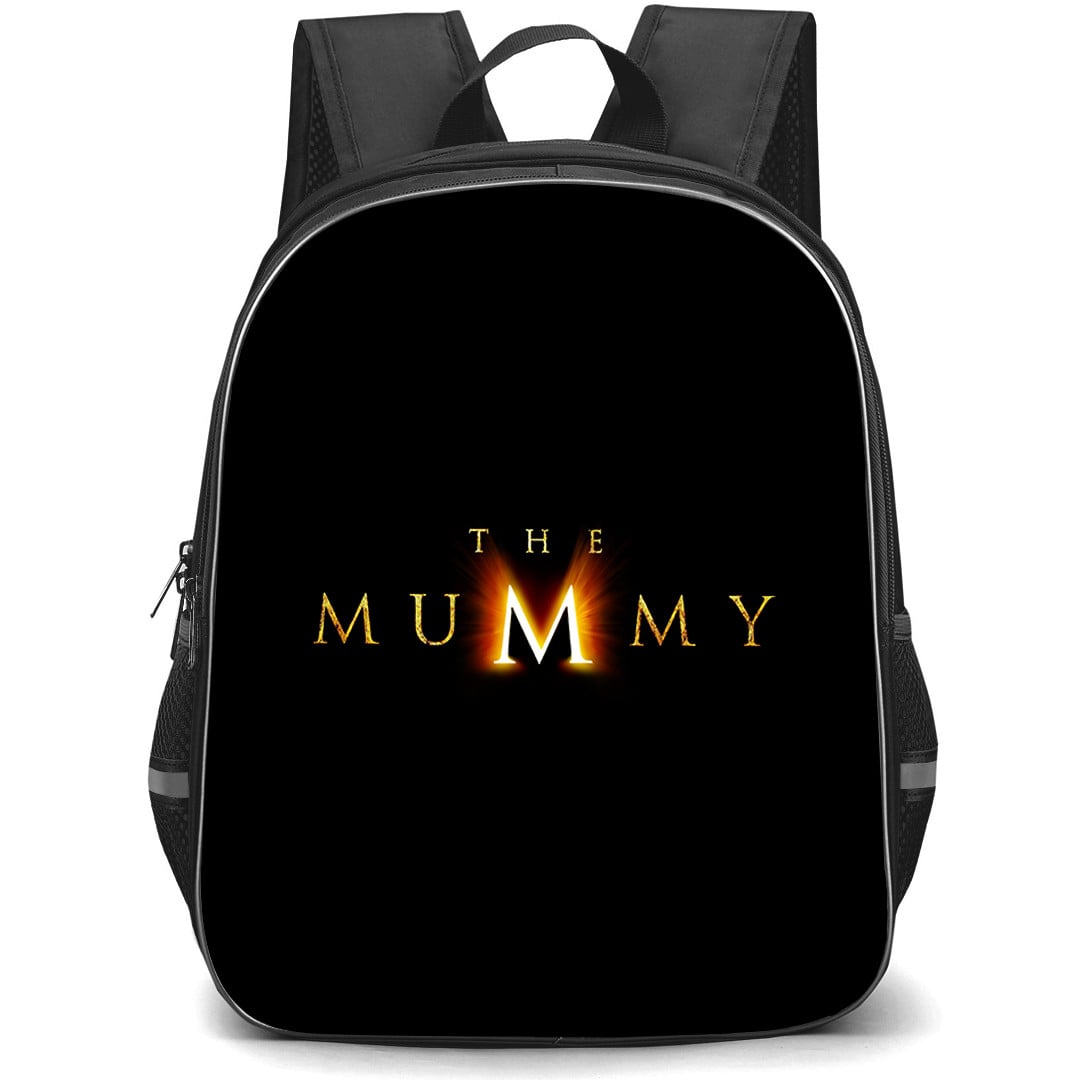 The Mummy 1999 Backpack School Bag StudentPack - The Mummy 1999 Iconic Flaming Logo Sticker