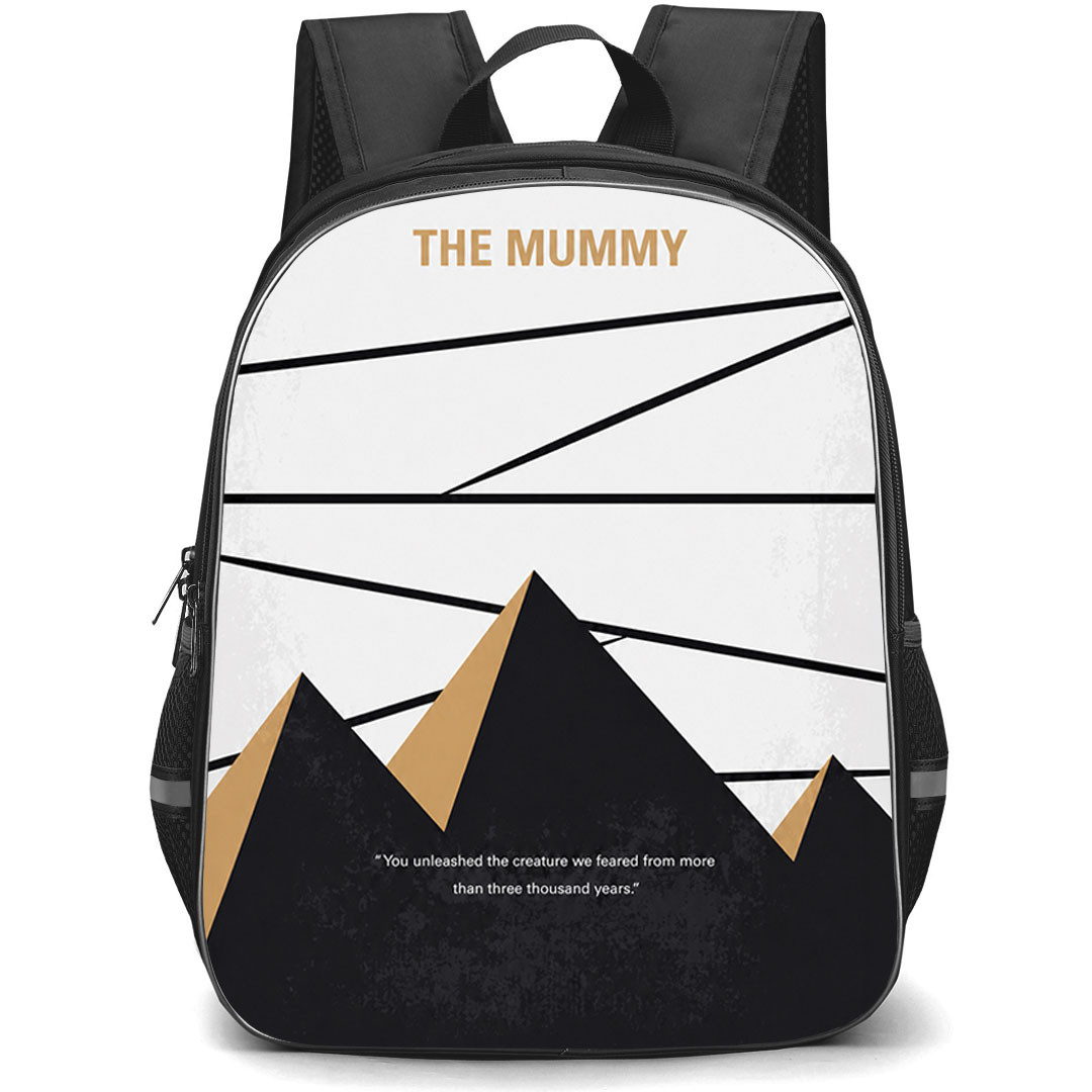 The Mummy 1999 Backpack School Bag StudentPack - The Mummy 1999 Minimalist Pyramid Poster
