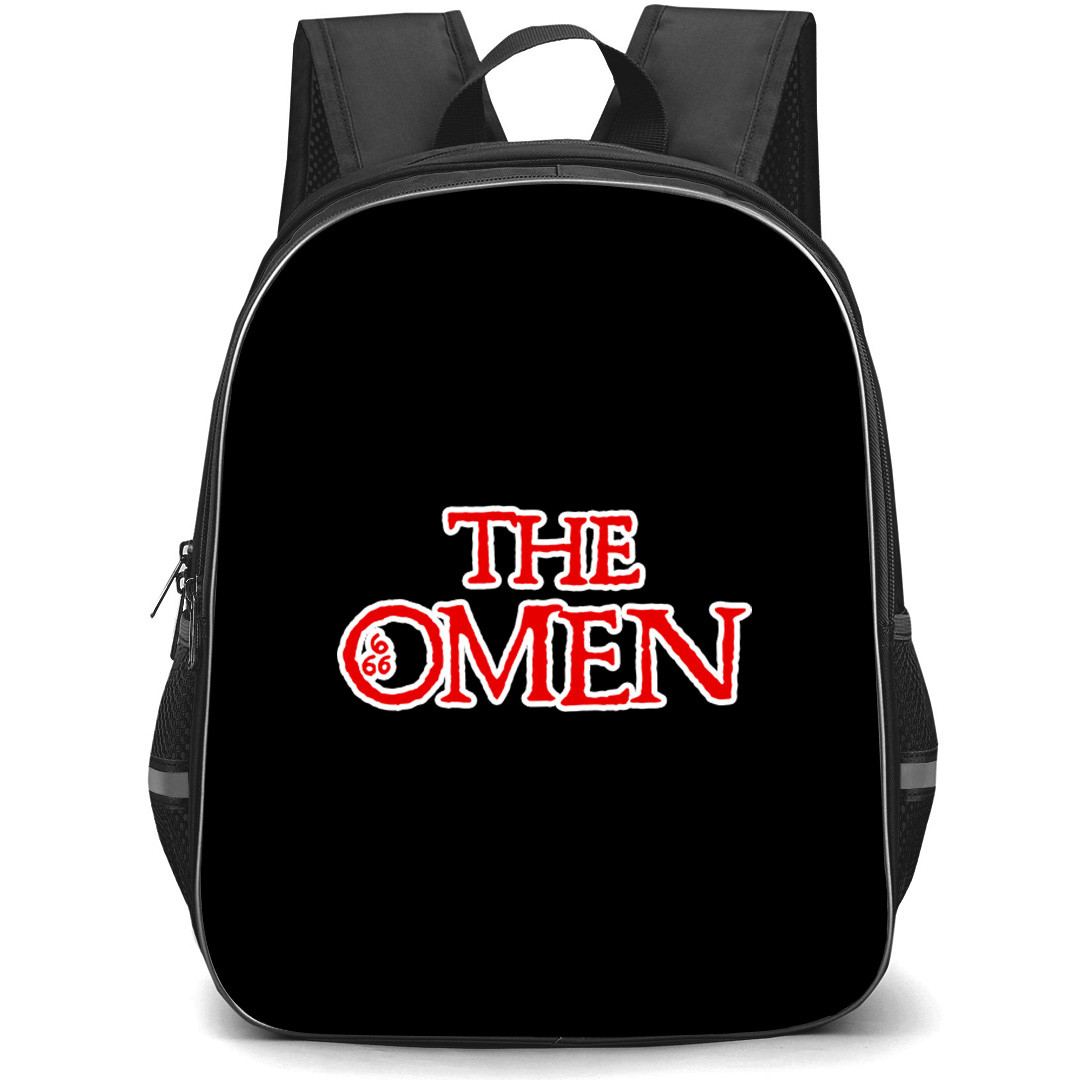 The Omen Backpack School Bag StudentPack - The Omen Red Logo Sticker