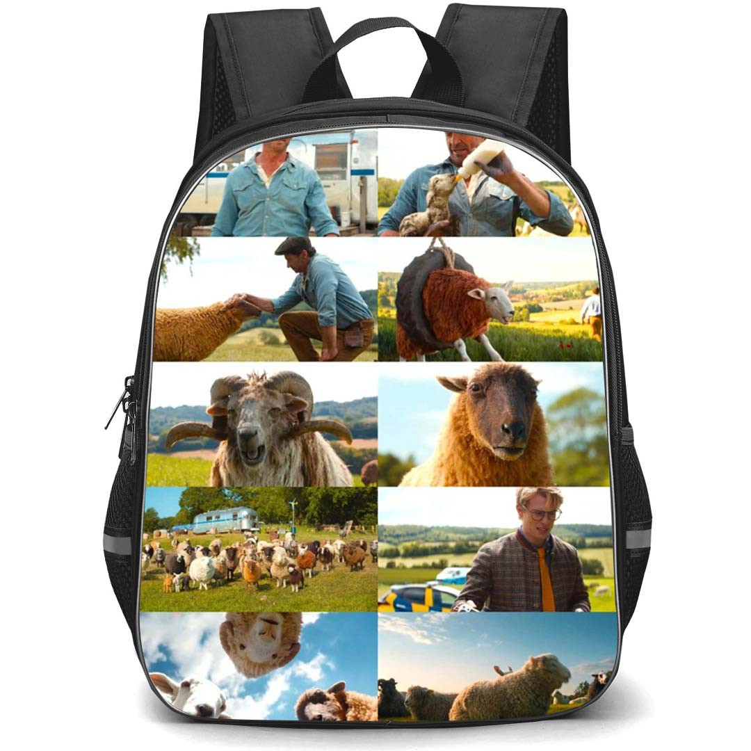 The Sheep Detectives Backpack School Bag StudentPack - The Sheep Detectives Collage Portrait Poster