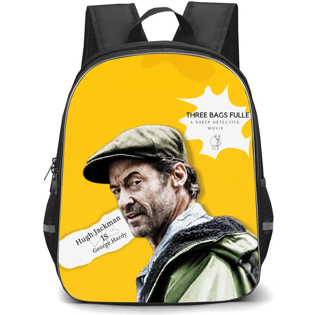 The Sheep Detectives Backpack School Bag StudentPack - The Sheep Detectives Halftone Yellow Portrait Poster