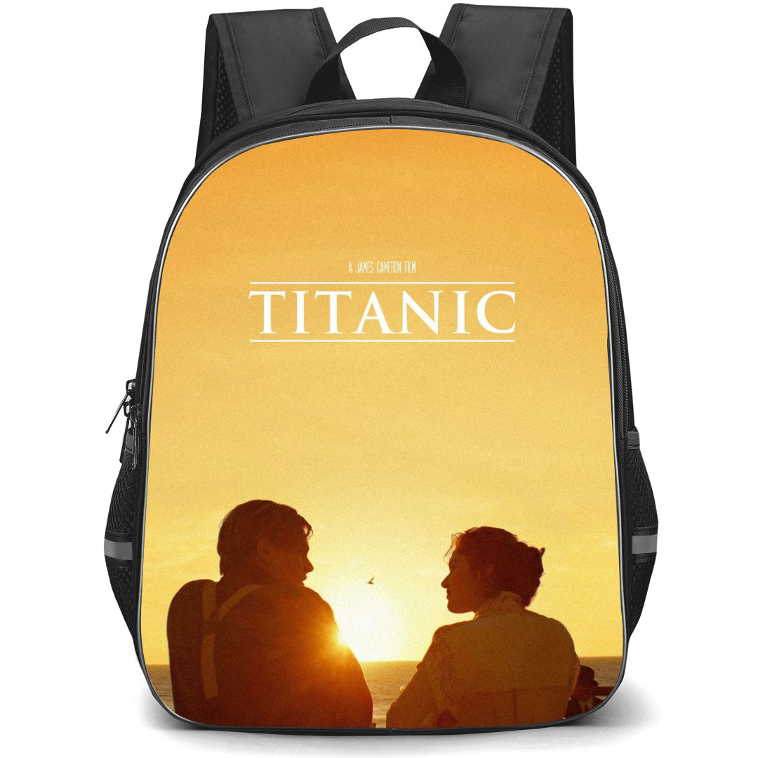 Titanic Backpack StudentPack - Titanic Jack And Rose Enjoying Sunset Poster