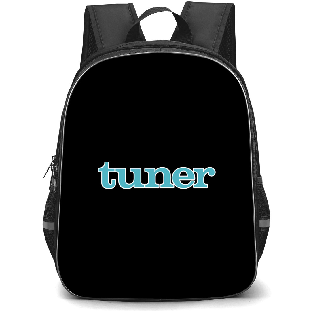 Tuner Backpack School Bag StudentPack - Tuner Blue Logo Sticker