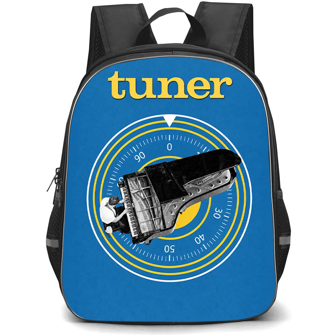 Tuner Backpack School Bag StudentPack - Tuner Piano Dial Minimalist Movie Poster