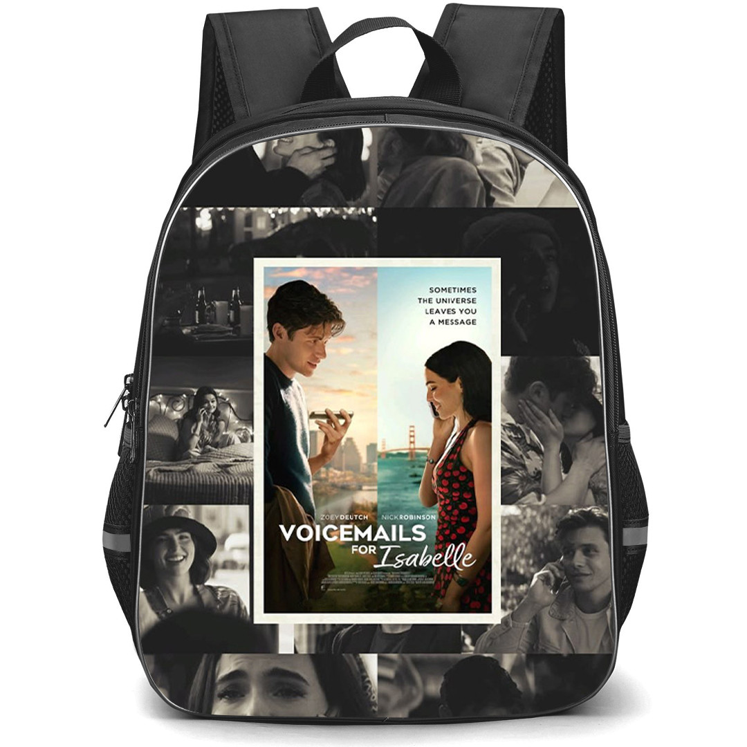 Voicemails for Isabelle Backpack School Bag StudentPack - Voicemails for Isabelle Romantic Movie Collage Poster