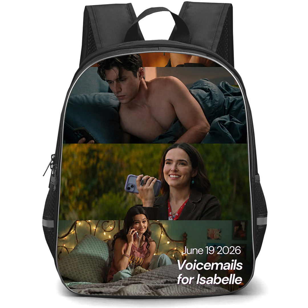 Voicemails for Isabelle Backpack School Bag StudentPack - Voicemails for Isabelle Romantic Phone Call Collage Poster